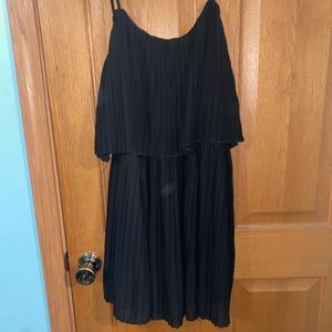 Black Accordion Dress